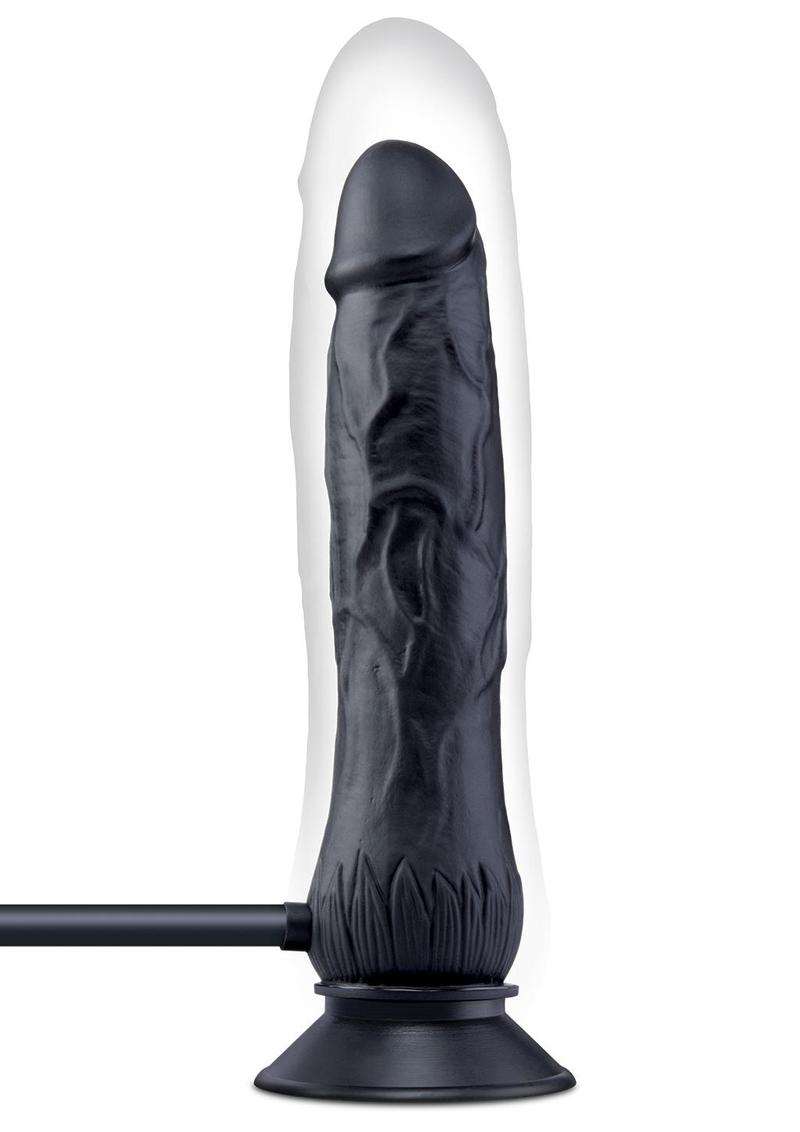 Size Up 7.5" Silicone Inflatable Dildo