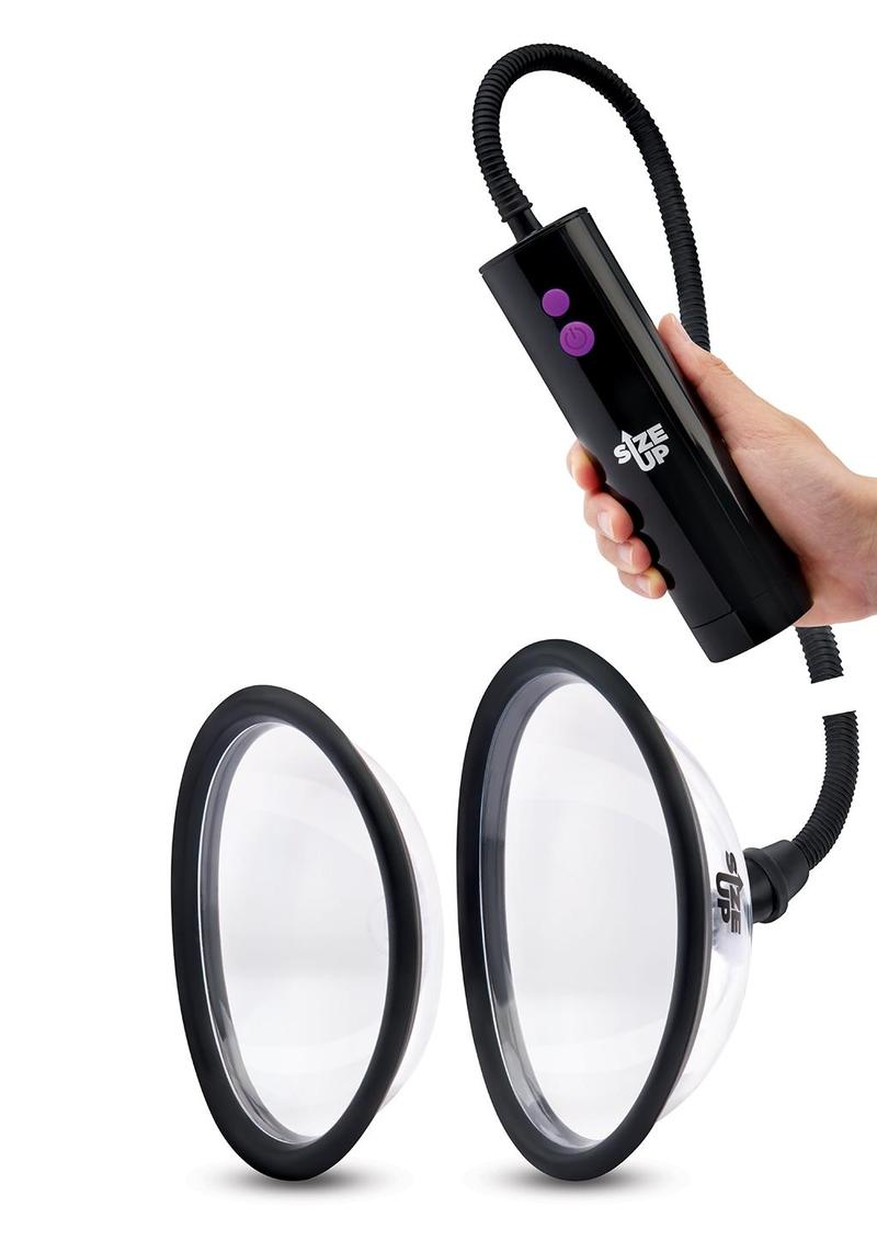 Size Up Rechargeable Power Female Pump with 4" and 5" Interchangeable Chambers