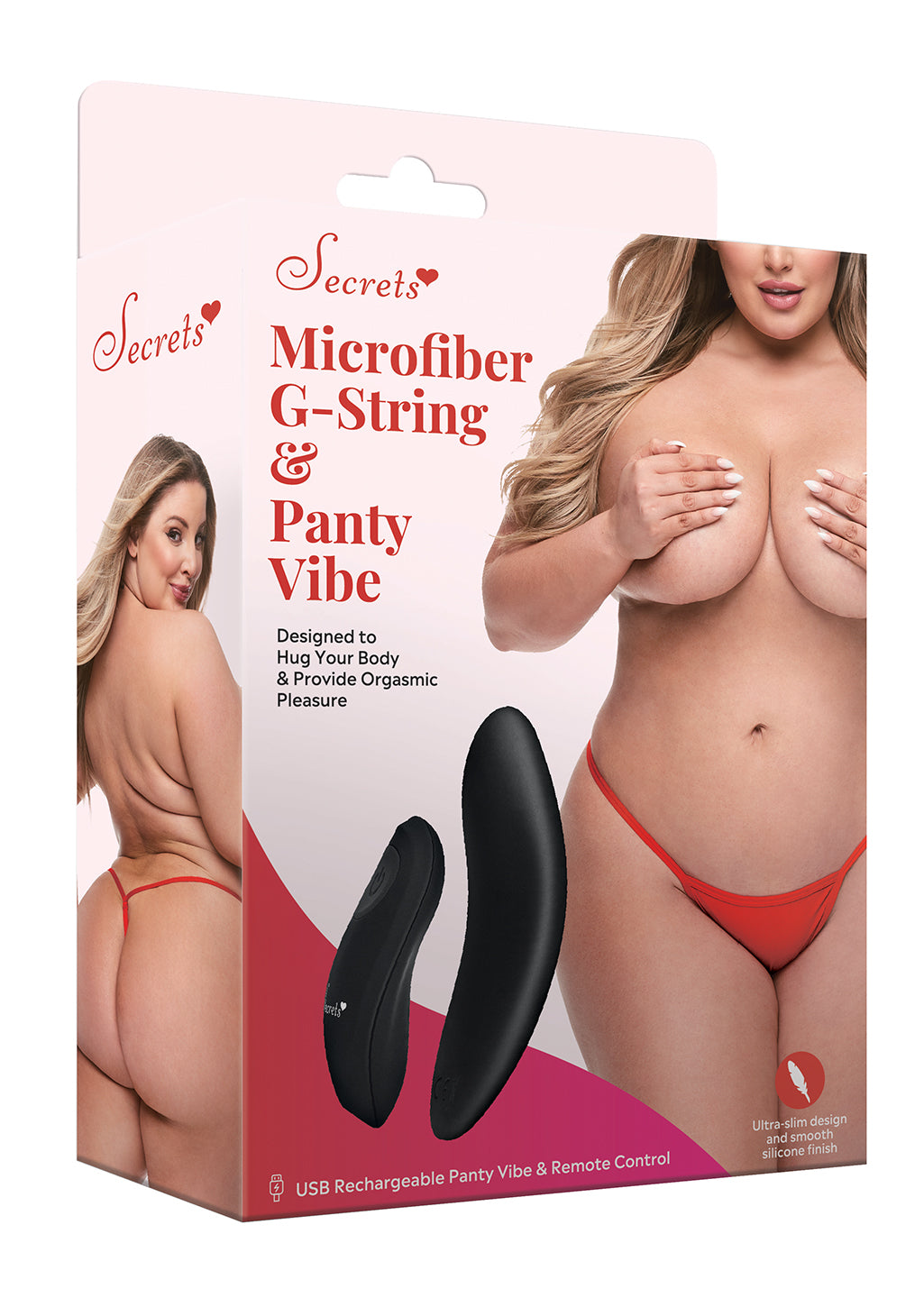 Secrets Microfiber G-String and Rechargeable Panty Vibe