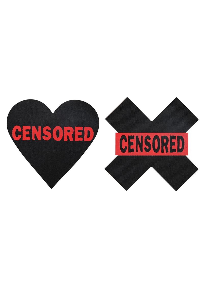 Censored Hearts and X - Black