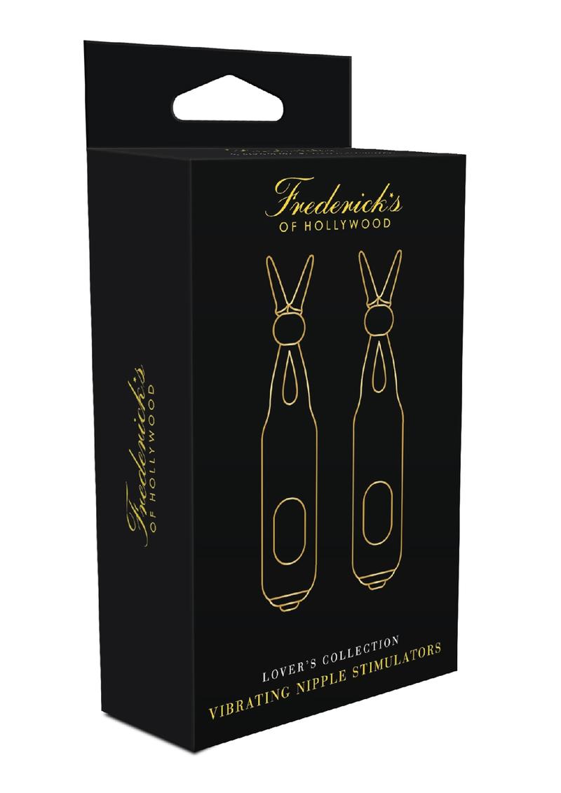Frederick's Of Hollywood Vibrating Nipple Stimulators - Black