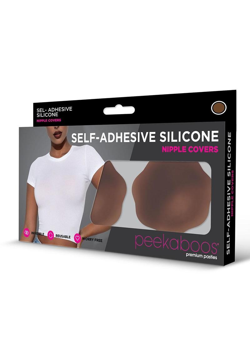 Self Adhesive Silicon Nipple Cover - Brown