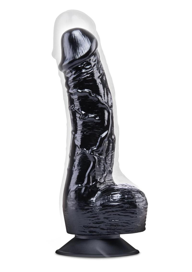 Size Up 6" Inflatable Dildo with Balls Size Up 6" Inflatable Dildo with Balls