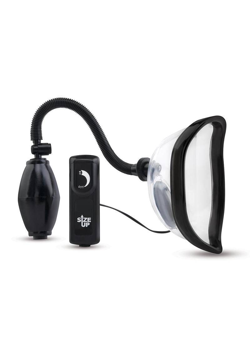 Size Up Vibrating Female Pump with Wired Dial Controller Size Up Vibrating Female Pump with Wired Dial Controller