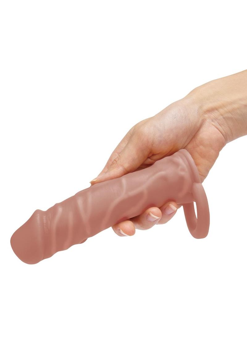 Size Up Realistic 1" Extender with Loop - Tan