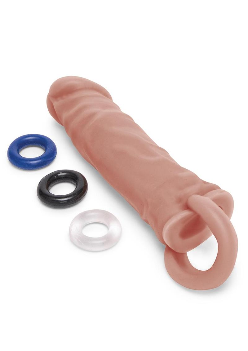 Size Up Realistic 1" Extender with Loop - Tan